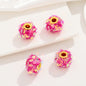 Fabric Glitter Sequin Spacer Beads 16mm 50pcs 12