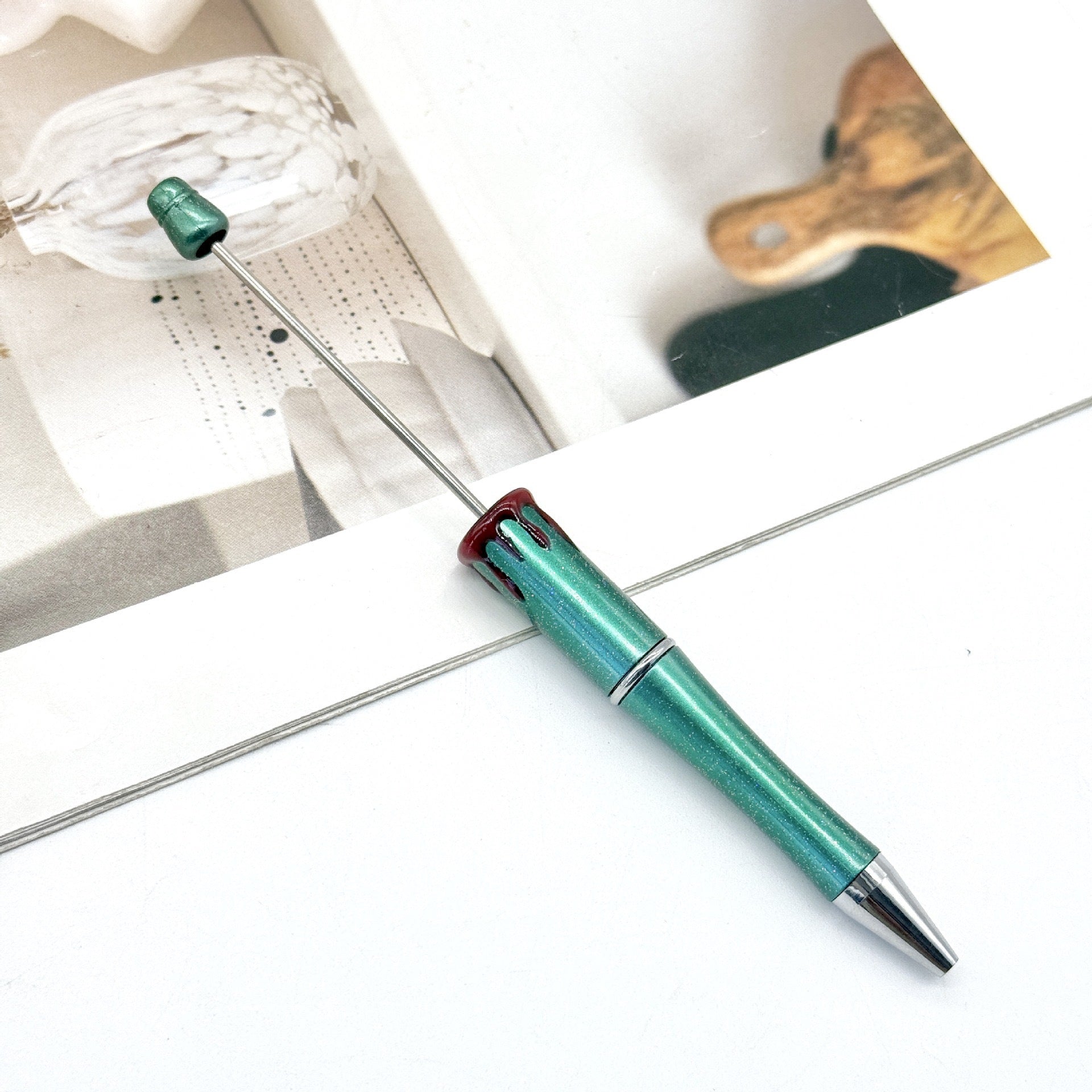 Beadable Pen Halloween Bloodprint Morandi Candy Color 12