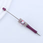 Beadable Pen with Kitty and Rhinestone  29