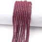 Flat Clay Beads 4mm Solid Color Polymer Disc 10strands 28