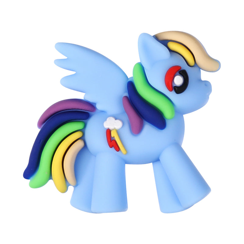 Silicone 3D Focal Beads My Little Pony Front Facing 20pcs 13