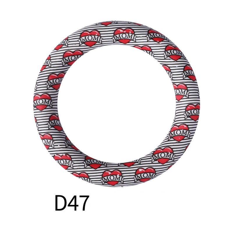 65mm Printing circular silicone rings 49