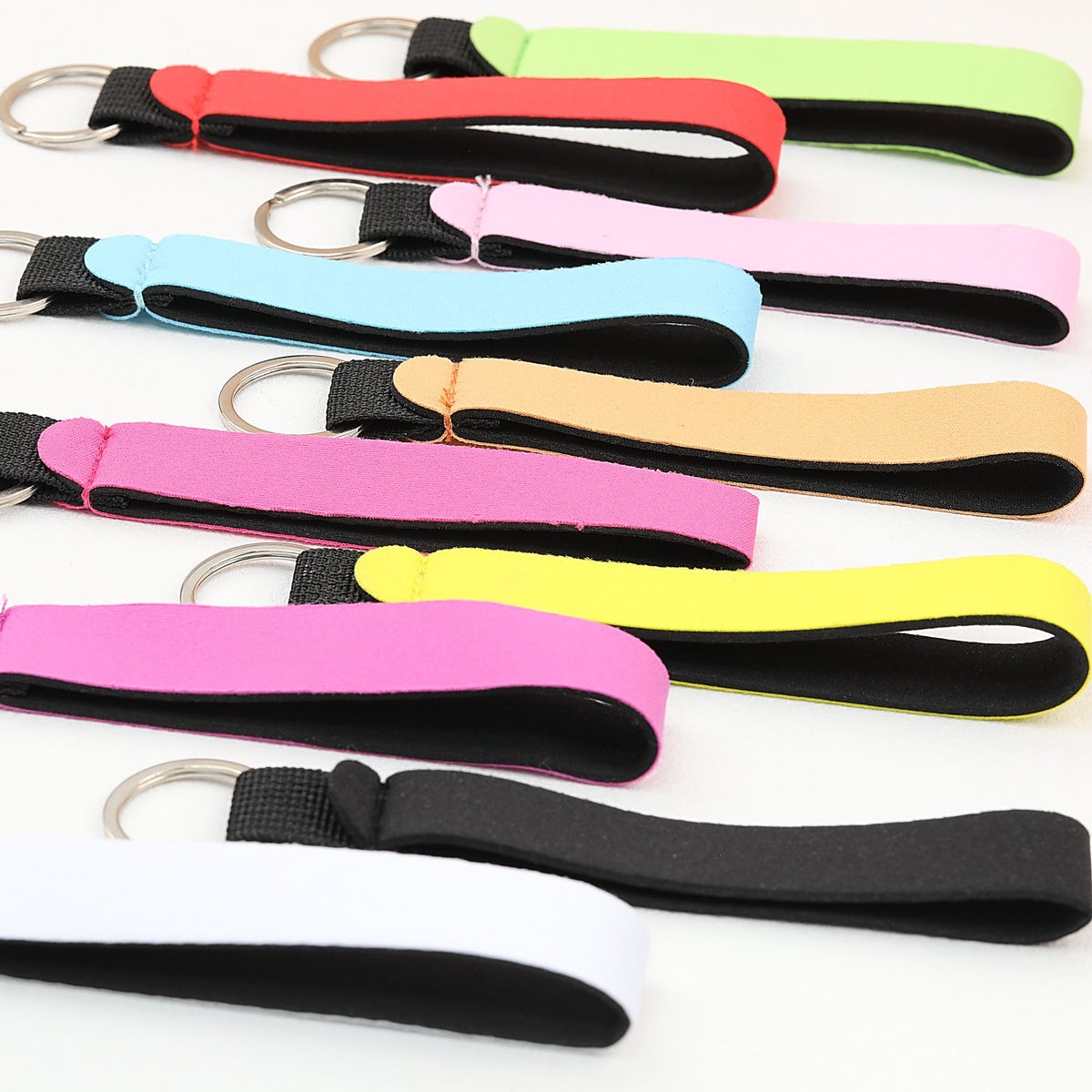 Neoprene Wristlet Keychain Comfortable Soft Loop 135mm