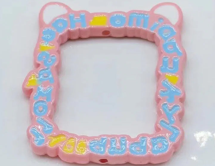 Hand Painted Cat Photo Frame Acrylic Bead Frames 5pcs 7
