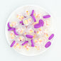 Halloween 3D Glitter Bottle Silicone Focal Beads 20Pcs 16