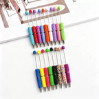 Beadable Pen Wholesale, Colorful Full Rhinestone Design Glass Decoration