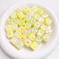 Light In The Dark Square Acrylic Beads 14.5mm Cheese Cube 10pcs 10