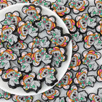 Koala with Flower Bouquet Silicone Focal Beads 20 pcs