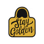 Silicone Focal Beads The Golden Girl Retro Black and Gold Designs 20pcs 13