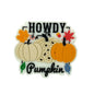 Silicone Focal Beads Howdy Pumpkin Autumn Leaves Lettering