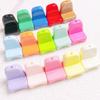 Small Chair Acrylic Beads 20x25mm Colorful Glossy 10pcs