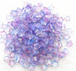 Pentagonal Star Glass Beads 8mm Transparent Pastel Colors 30pcs 26