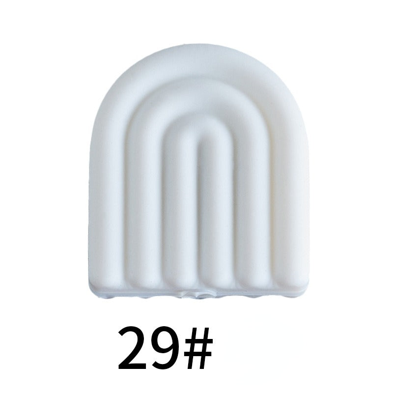 Color Arch Silicone Beads Minimalist Door Design 20pcs 12
