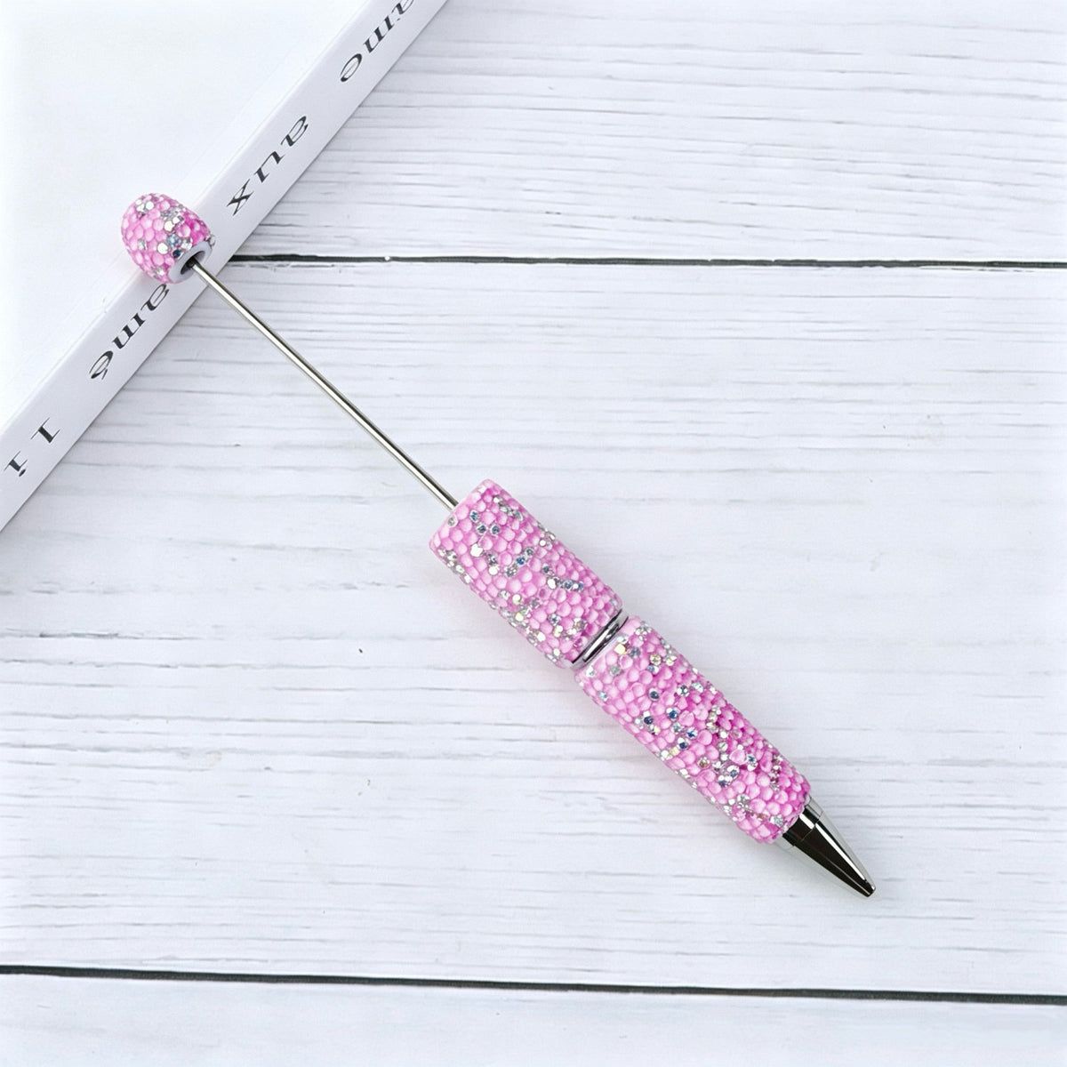 DIY Fluorescent AB Candy Color Rhinestones Beadable Pen 8