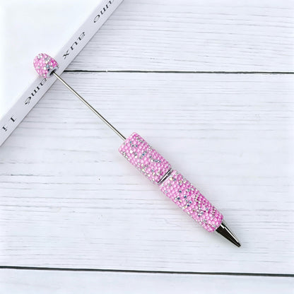 DIY Fluorescent AB Candy Color Rhinestones Beadable Pen 8