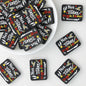 Halloween Square Silicone Focal Beads Magic Theme 20pcs