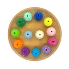 Bubblegum Round Rhinestone Beads 20mm Acrylic Transparent 50pcs 2