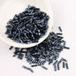Plating Metallic Color Twisted Bugle Glass Beads 6mm 2500pcs 16