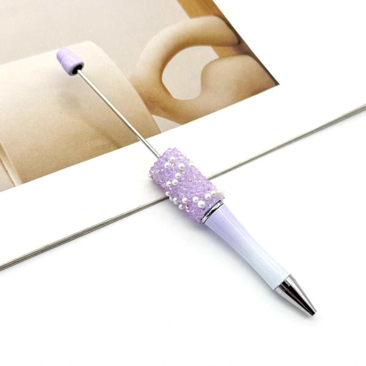 DIY Sugar Pearl Starry Sky Beadable Pen 4