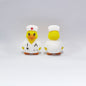 Silicone 3D Focal Beads Duck Doctor Wearing Nurse Cap 20pcs