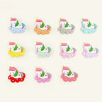 Silicone Focal Beads Cloud Unicorn Sleeping Pose 20pcs