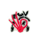 Silicone Focal Beads Spooky Season Skeleton Hand With Bat and Spider 20pcs 2