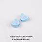 Bowknot Outline Heart Acrylic Beads 11mm 40pcs 10