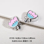 Tulip Shaped 18mm Enamel Acrylic Beads with UV Coating 20pcs 5