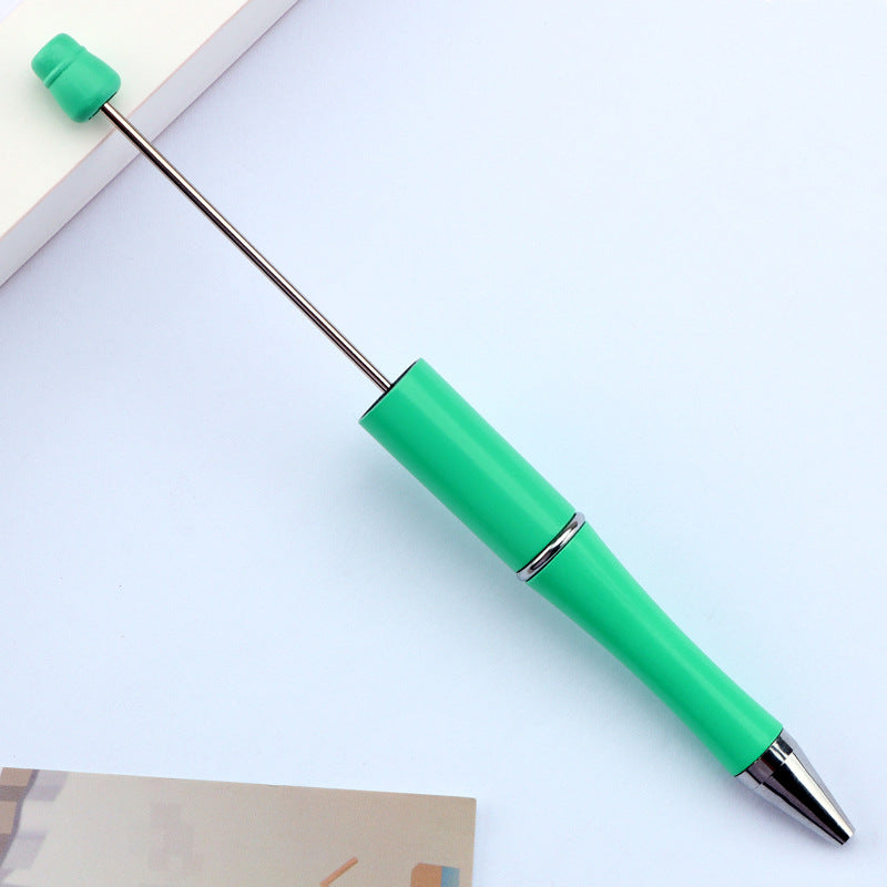 Beadable Pens Wholesale, Matte Plastic Ballpoint Ink Colorful Barrel, 11.5mm x 145mm