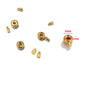 Stainless Steel Crimp Metal Beads 3mm 3.5mm Pressure Cooker Shape 20pcs 7