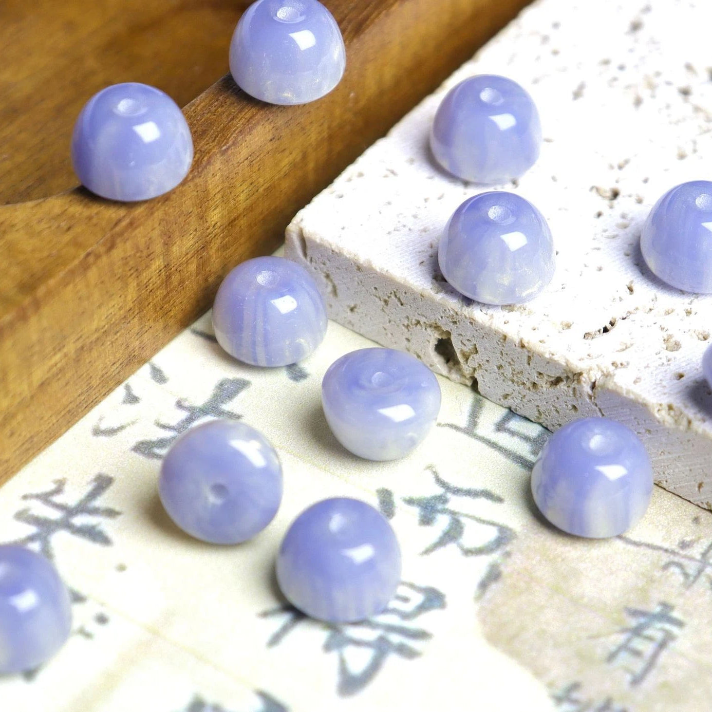Resin Apple Shaped Beads 10x8mm Soft Glazed Finish 100pcs 12