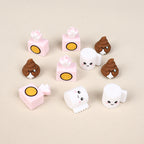 Silicone 3D Focal Beads Tissue Poop Smiling Face Detail 4