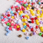 Acrylic Water Drop Spacer Beads 5mm Solid Color 162pcs 2