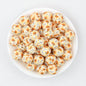Halloween Printed 15mm Silicone Beads for Jewelry Making 50pcs - Halloween 1
