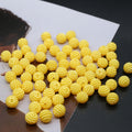 Opaque Bubblegum Beads 20mm Imitation Pearl Waxberry Textured 200pcs 5