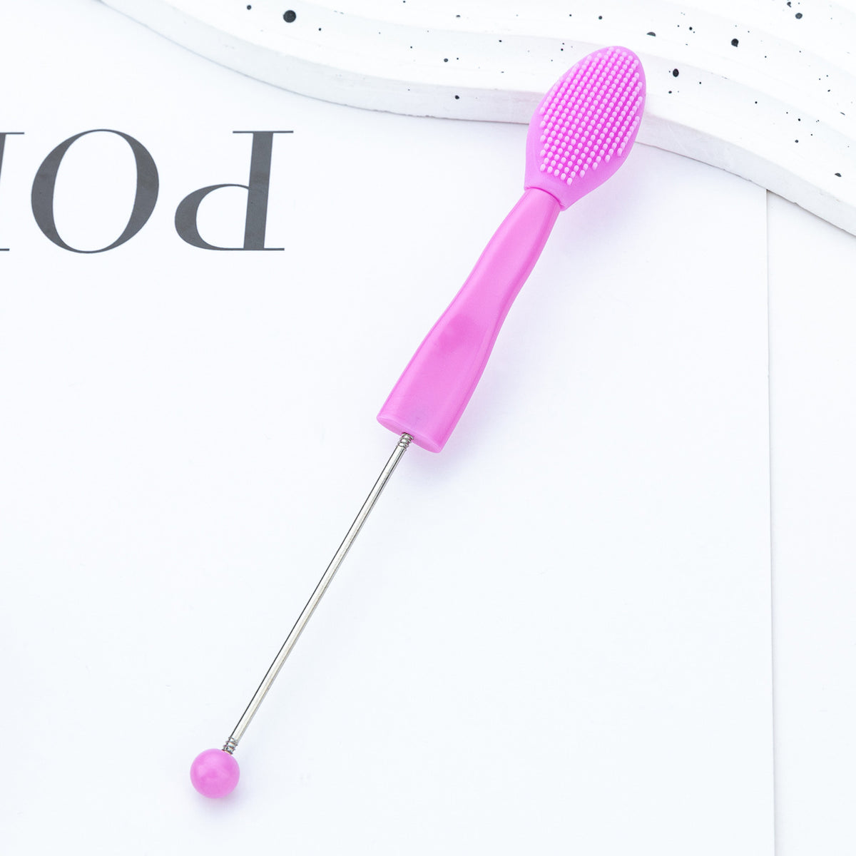 Beadable Lip Scrub Brushes Multi-functional