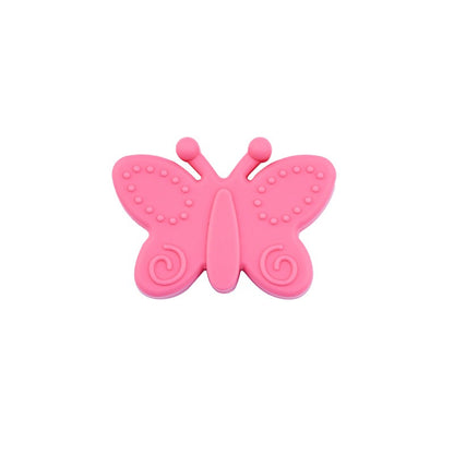 Silicone Focal Beads Butterfly Embossed Wings 20pcs 15