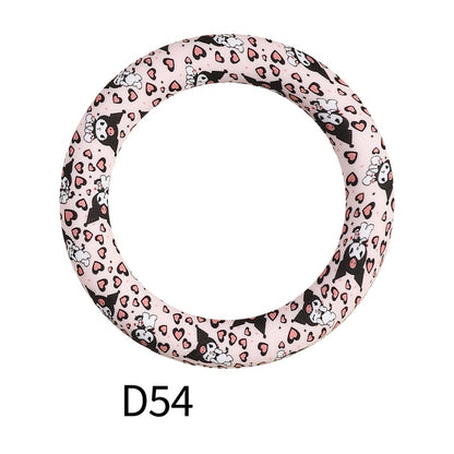 65mm Silicone Beads Printed Designs Vibrant Colors 13