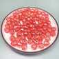Painted Cat Claw Acrylic Beads 16x18.5mm Large Hole Pastel 4pcs 6