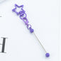 Beadable Metal Keychains Star-shaped