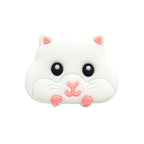 Silicone Focal Beads Hamster Cheeks and Paws Pastel Colors 20pcs 2
