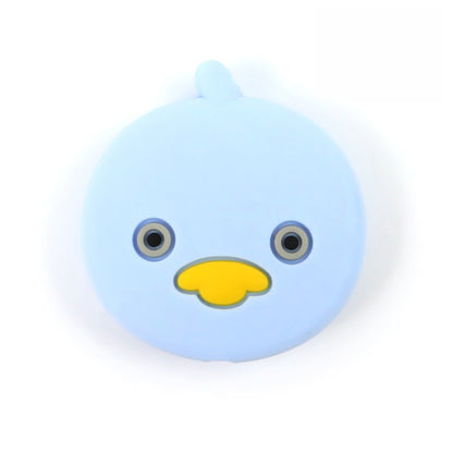 Silicone Focal Beads Duck Smiling Face Pastel Colors 20pcs 10