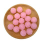 Sugar Acrylic Bubblegum Beads 20mm Frosted Texture Mixed Colors 50pcs 5