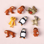 Silicone 3D Focal Beads Penguins Of Madagascar Animated Characters 20pcs 4