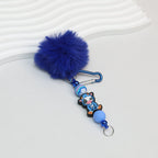 Beadable Ball Top Climbing Buckle Metal Plastic Colorful 14.5cm