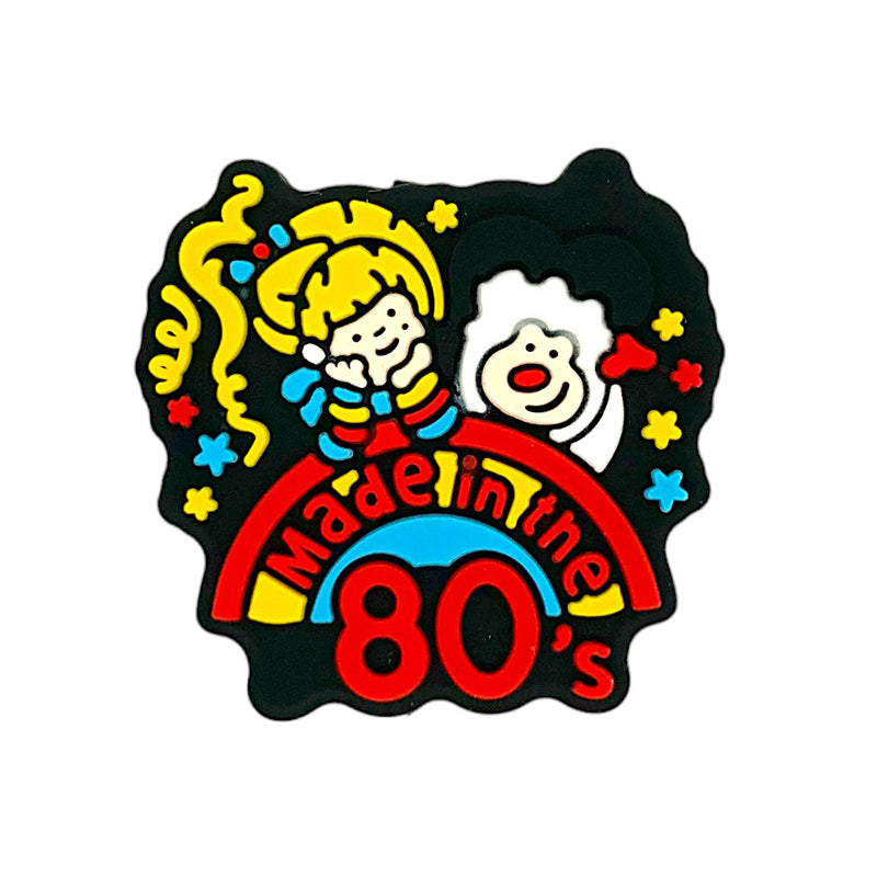 Silicone Focal Beads Made In The 80s Cartoon Faces Bold Colors 20pcs
