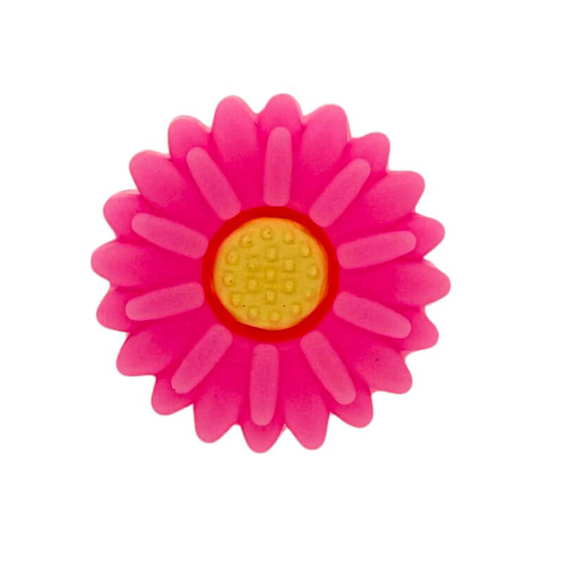 Silicone Focal Beads Daisy Sunflower Rounded Center 20pcs 36