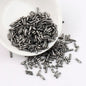 Plating Metallic Color Twisted Bugle Glass Beads 6mm 2500pcs 15