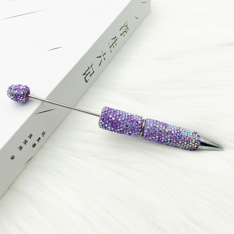 DIY Creative Exquisite AB Rhinestones Beadable Pen 12