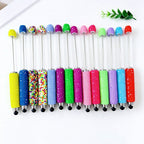 DIY Candy Color Multifunctional 3 in 1 Touch Screen Beadable Pen 6